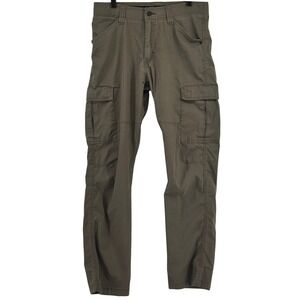 Wrangler ATG All Terrain Gear Mens Cargo Pants 32x32 Brown Straight Leg Hiking